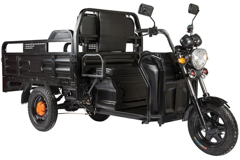 Электротрицикл ELTRECO D2 60V 1000W оранжевый Электротрицикл ELTRECO D2 60V 1000W оранжевый